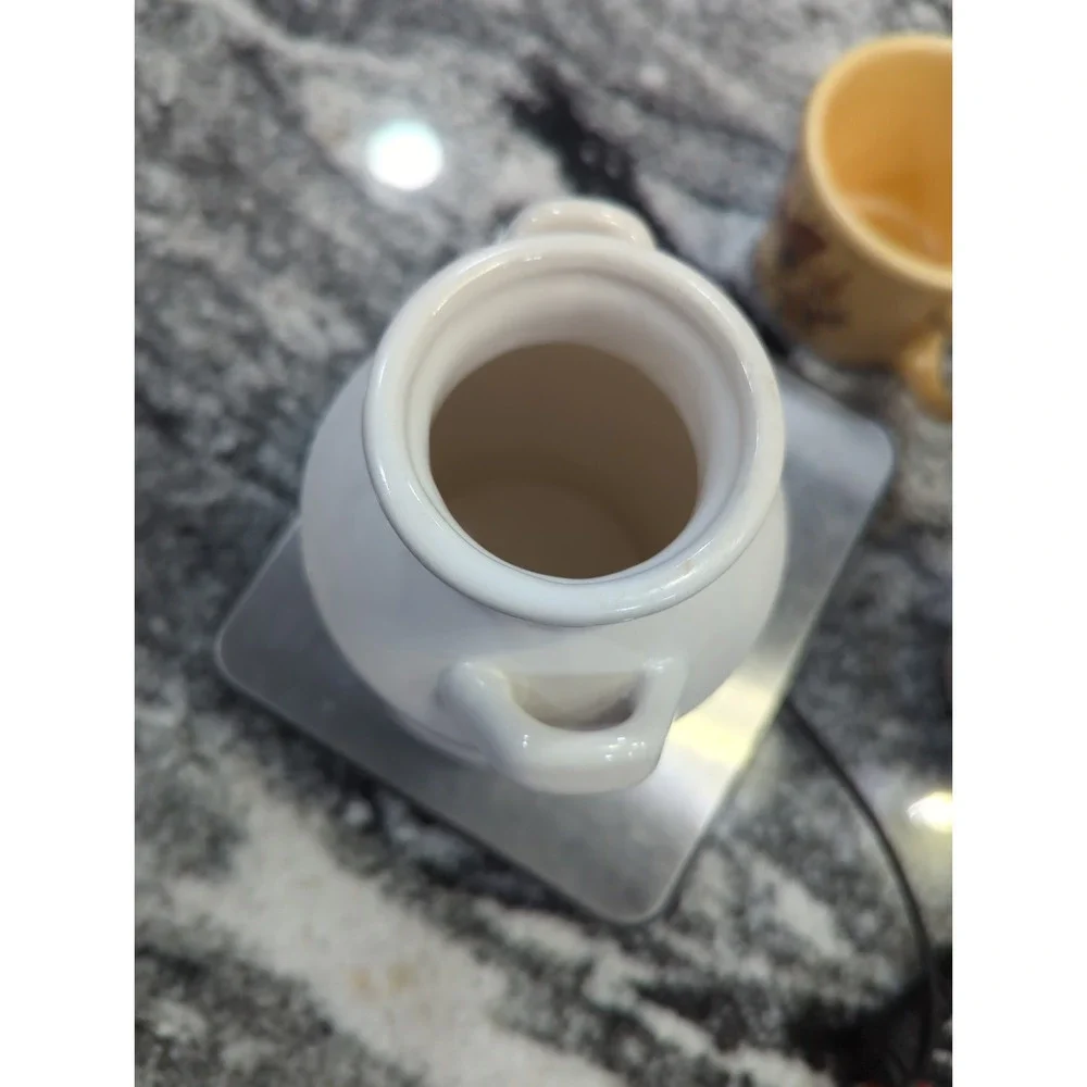 Vintage Farmhouse Style Chicken Ceramic Milk Jug/Utensil Holder/Vase Decorative